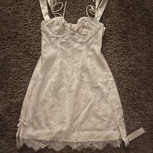 Stunning White Lace Dress